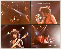 Deep Purple Concert Poster on Masonite, 1985