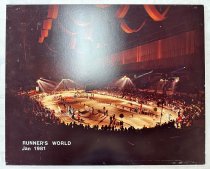 Runner's World Poster on Masonite, 1981