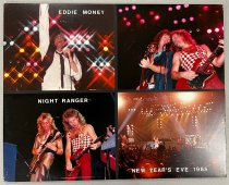 Eddie Money & Night Ranger New Year's Eve Concert Poster on Masonite, 1985