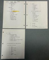 Untitled [Bill Laughlin's Speech Notes: God Looks Out For Damn Fools,  1960