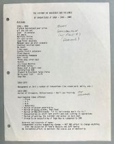 Untitled [Bill Laughlin's Speech Notes About Innovations at Saga, c. 1986 -