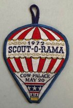 Boy Scout Cow Palace Scout-O-Rama Patch, 1972