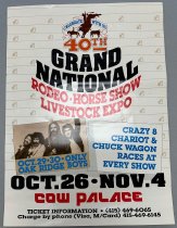 Cow Palace, Grand National Rodeo, Horse Show and Livestock Expo Poster, 198