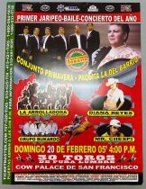 Cow Palace, Primer Jaripeo-Baile Concierto del Ano, poster, 2005