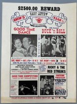 Cow Palace Poster, 4th Annual  Good Time Dance and 15th Annual Buck 'n Ball