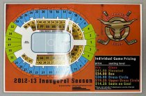 Cow Palace Seating Chart,  San Francisco Bulls, 2012