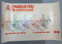 Royal Canadian Mounted Police Poster,  Musical Ride