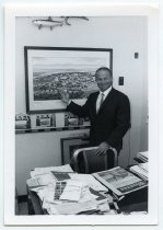 Untitled [Brad Baruh Posing with Marine World Rendering]