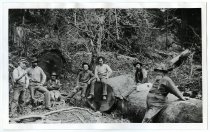 Logging for Bert Weeks' Woodruff Creek Mill, c. 1923