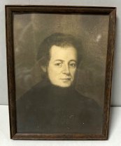Framed Portrait of Joseph Henry Poett