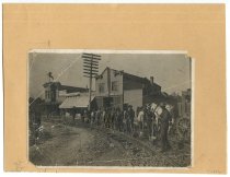 Laying the Track of the Electric Railway in San Mateo, c. December 1902