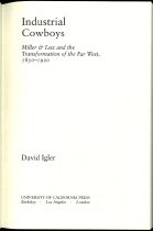Industrial Cowboys: Miller & Lux and the Transformation of the Far West, 18