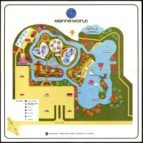 Marine World Visitor Map, c. 1968-1972
