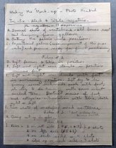 Making the "Mock-up" - Photo Record, c. 1990-1994