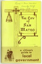 The City of San Mateo, A Citizen's Guide to Local Government, 1974