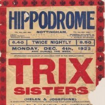17317-4 Trix Sisters Show Poster