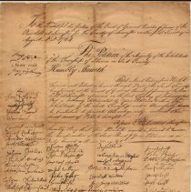 Mss - 0030 1764 Road Petition Front