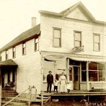 Bowler Restaurant with proprietor's family