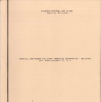 Financial Statements - Unaudited December 31, 1971