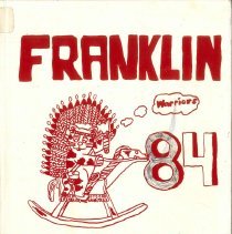 Franklin School 1984 Yearbook Cover
