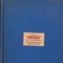 Cover of Blue Book Wisconsn 1946