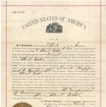 Certificate, Citizenship