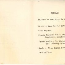 Program brochure inside