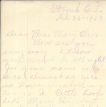 Page 1 of letter