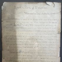 Resolution of Thanks