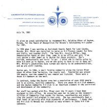 Letter, Recommendation