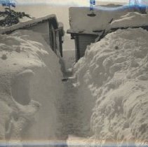 Cordova, Alaska winter scene