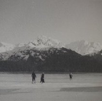skating Eyak Lake