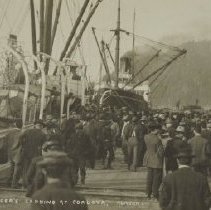 "Passenger's landing at Cordova, Alaska"