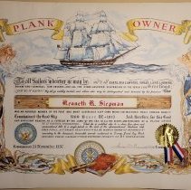 Plank Owner certificate