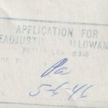 Walter Shaub, SSML3c Honorable Discharge certificate