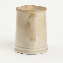 Pitcher, stoneware - close up of handle