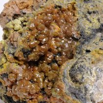 Mimetite, 3297. Front view (detail).