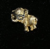 Goldwater Pin with glasses