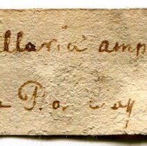 Historic label for Pila ampullacea, 21-006.