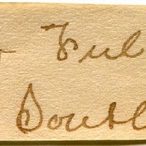 Historic Mazyck label for Busycon opercula, 21-039.