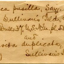 Historic Mazyck label for Tectonatica pusilla, 21-040B.