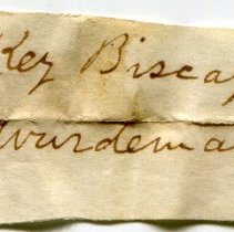 Historic label for Euglandina rosea, 21-009B.