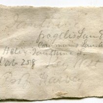 Historic label for Janthina janthina, 21-121.