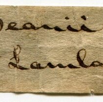 Historic label for Alvania beanii, 21-124.