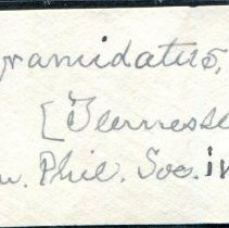 Historic Mazyck label for Pleurobema rubrum, 21-396.