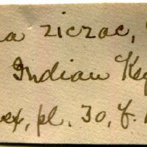 Historic Mazyck label for Echinolittorina ziczac, 21-264.