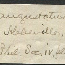 Historic Mazyck label for Elliptio angustata, 21-312.