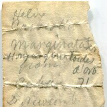 Historic label for Caracolus marginella, 21-332.