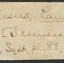 Historic Mazyck label for Obovaria retusa, 21-301A.