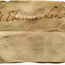 Historic label for Reginaia ebenus, 21-398.